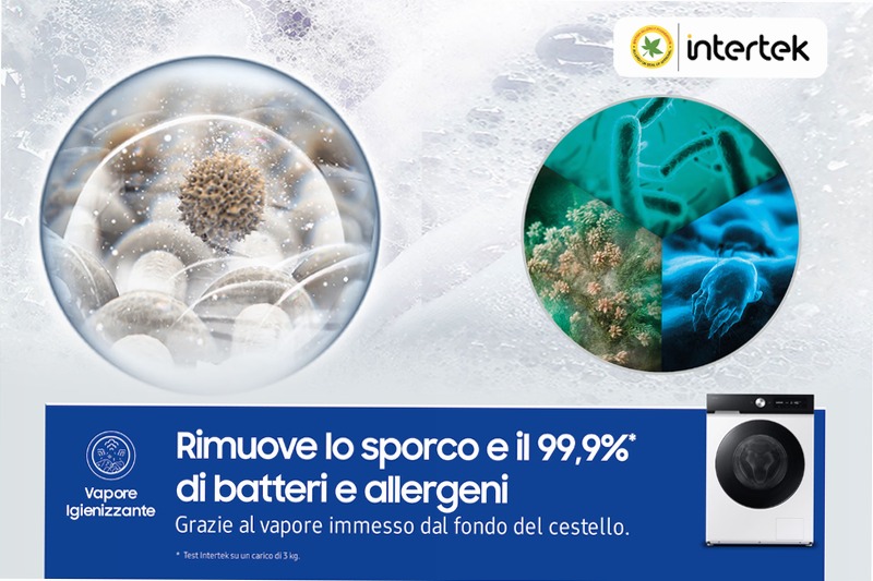 Lavatrice Samsung Bespoke AI™ Ecodosatore 11Kg Bianco