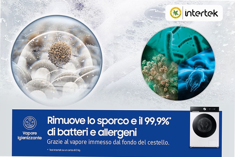 Lavatrice Samsung Bespoke AI™ Ecodosatore 11Kg Bianco