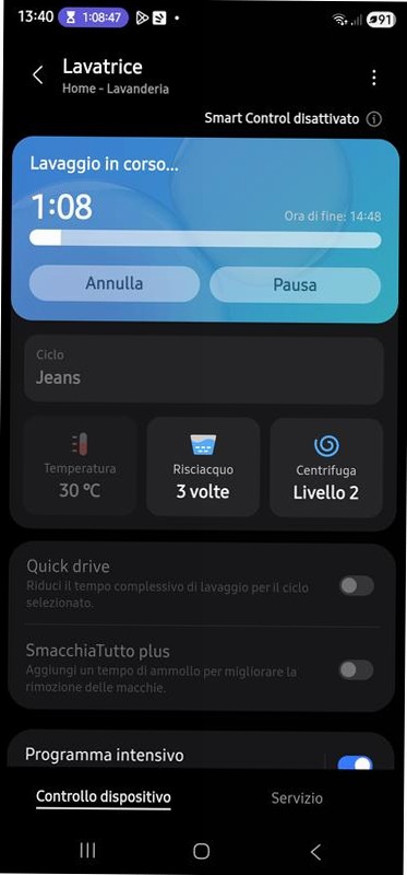 Lavatrice Samsung Bespoke AI™ Ecodosatore 11Kg Bianco