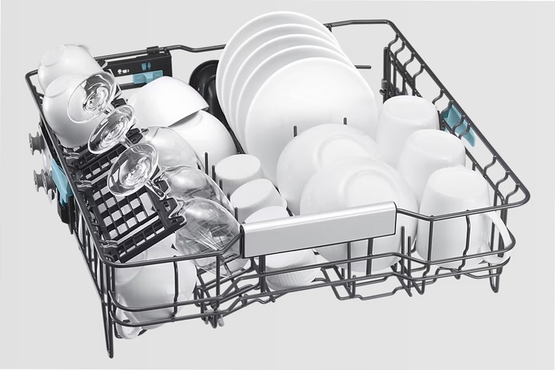 Lavastoviglie Samsung Serie 80 AI DW80H73WAB0 A 14 Bianco Incasso