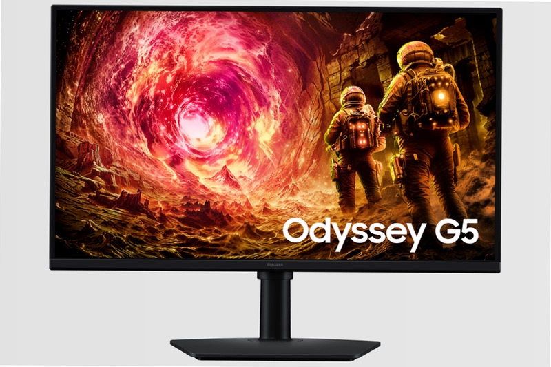 27/32 inch QHD 180Hz Odyssey G5 Monitor Samsung 27" Nero IPS