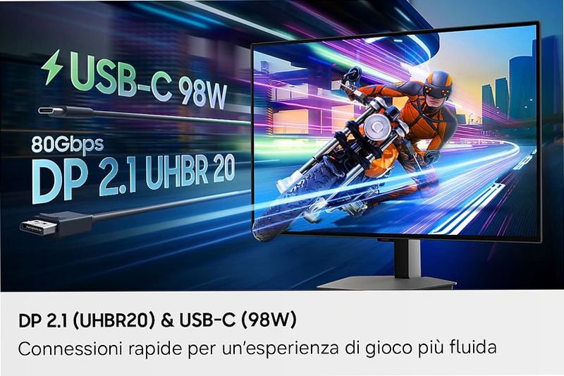 Monitor Gaming Odyssey OLED G8 - G80SH da 27" UHD Flat