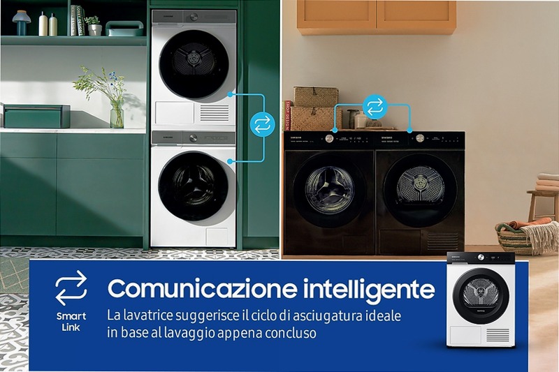Asciugatrice AI Control Optimal dry 9Kg - Samsung C Bianco