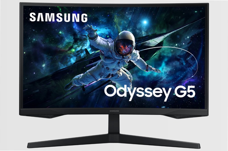 Monitor Gaming Odyssey G5 - G55C da 27'' QHD Curvo Nero VA