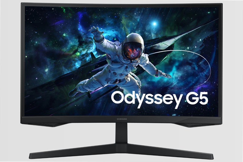Monitor Gaming Odyssey G5 - G55C da 27'' QHD Curvo Nero VA