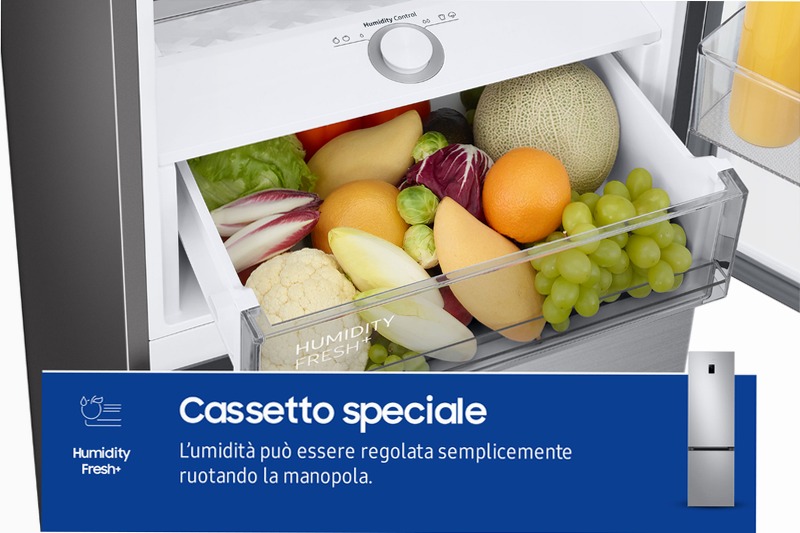 Frigorifero Combinato Samsung EcoFlex AI 2m 390L RB38C774DSA D