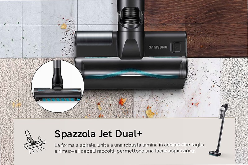 Aspirapolvere senza filo Samsung Jet 85S Pet 250W VS70H25WLG