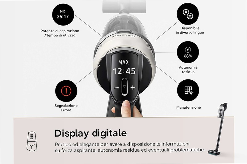 Aspirapolvere senza filo Samsung Jet 85S Pet 250W VS70H25WLG