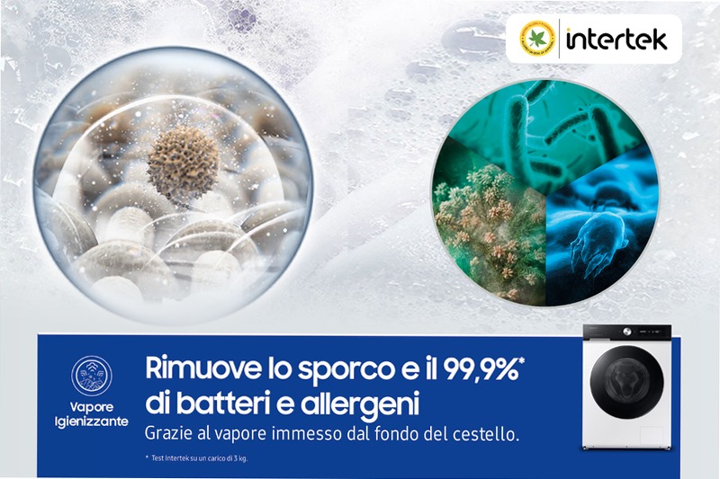 Lavatrice Samsung Bespoke AI™ Ecodosatore 9Kg Bianco