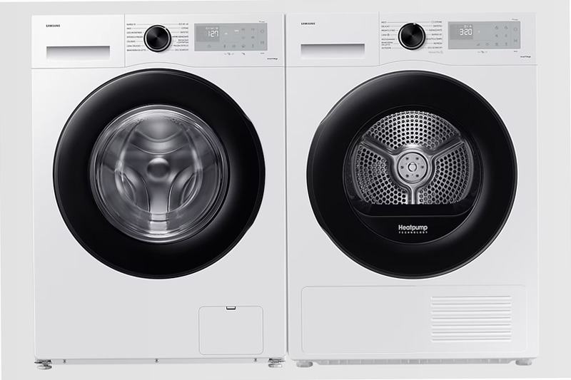 Lavatrice Samsung Crystal Clean 8 kg WW80CGC04DAHET 8kg Bianco