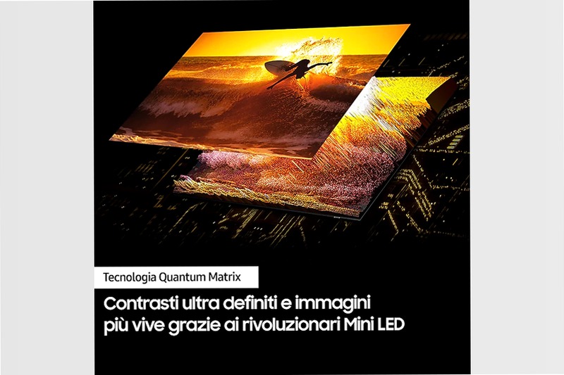 Neo QLED 43" QN90D - Sperimenta la Perfezione del Video in 4K Nero