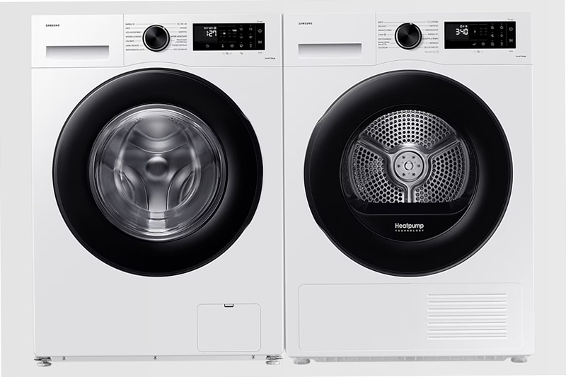 Lavatrice Samsung Crystal Clean 9 kg WW90CGC04DAEET 9kg Bianco