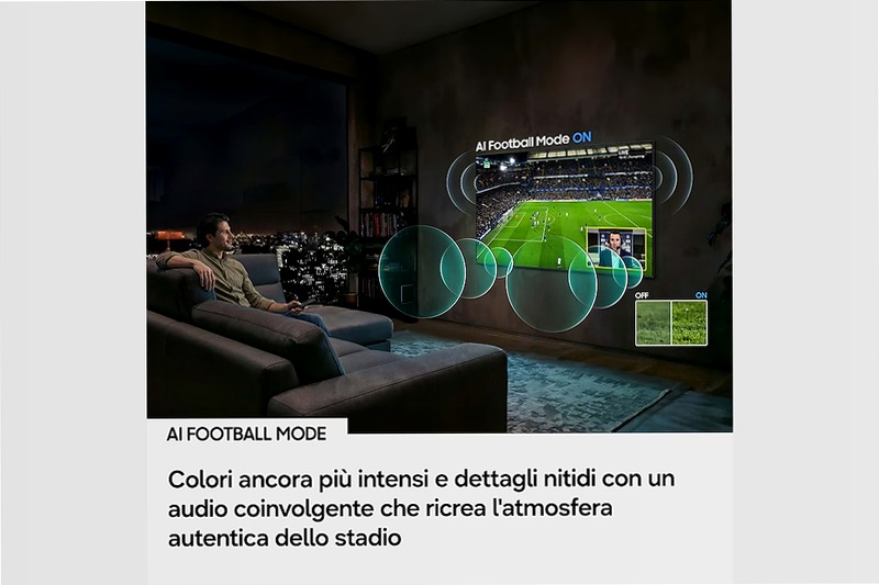65" Mini LED M80H 4K Vision AI Smart TV Nero