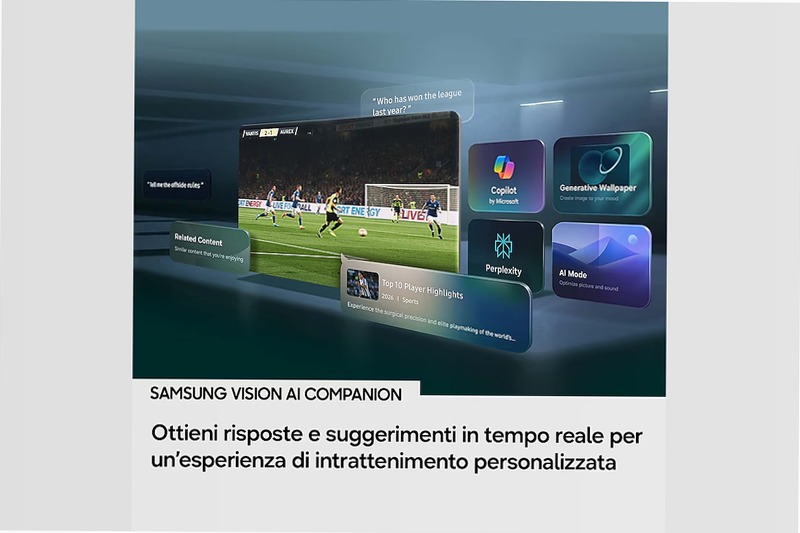 65" Mini LED M80H 4K Vision AI Smart TV Nero