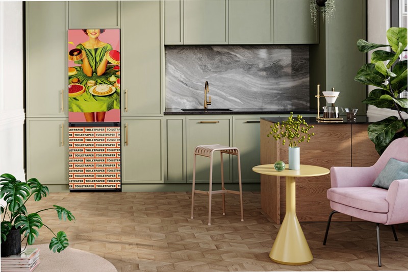 Frigorifero Combinato Samsung TOILETPAPER X BESPOKE Dessert Lady D 344lt