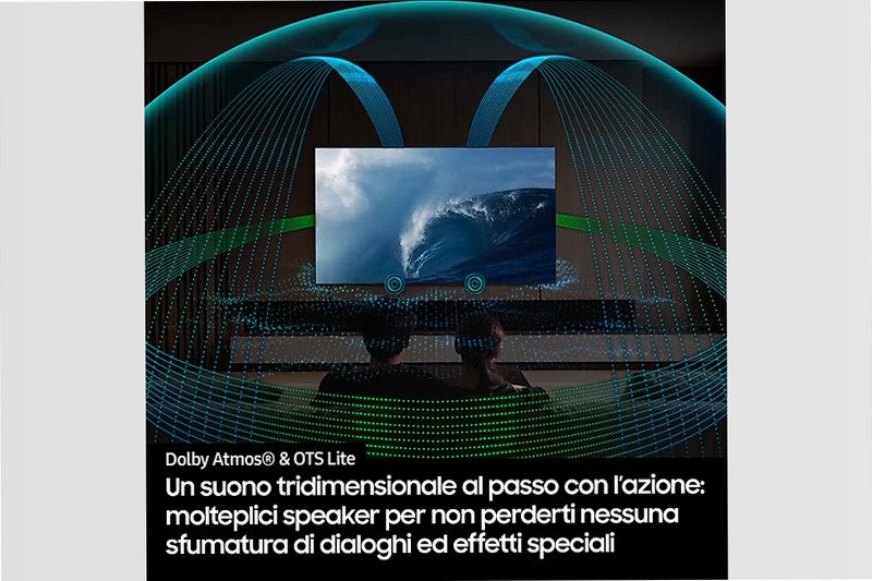 2025 QN83F 55" 4K Neo QLED Mini LED Vision AI TV | Samsung Italia Argento