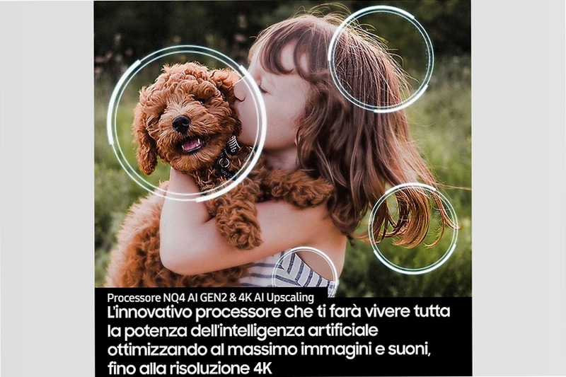 2025 QN83F 55" 4K Neo QLED Mini LED Vision AI TV | Samsung Italia Argento
