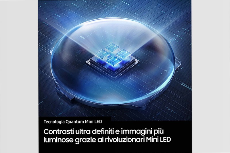 2025 QN83F 55" 4K Neo QLED Mini LED Vision AI TV | Samsung Italia Argento