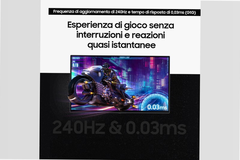 Monitor Gaming Odyssey OLED G8 da 32" Argento