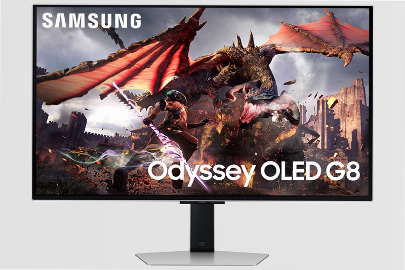 Monitor Gaming Odyssey OLED G8 da 32" Argento