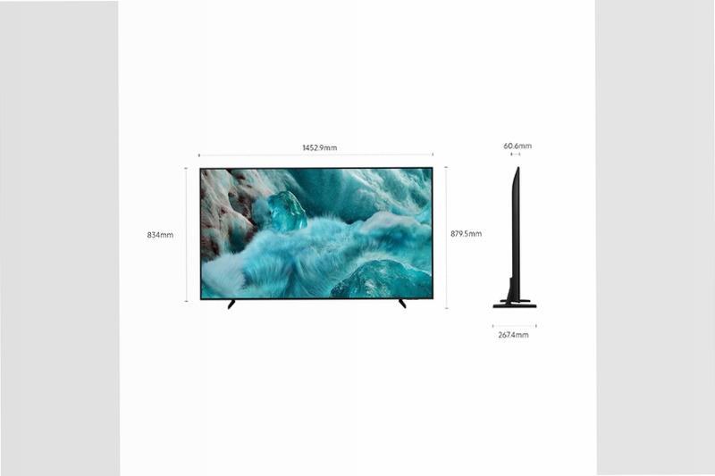 2025 Q7F4 65 pollici 4K QLED Samsung Vision AI TV Nero 65" 4K QLED