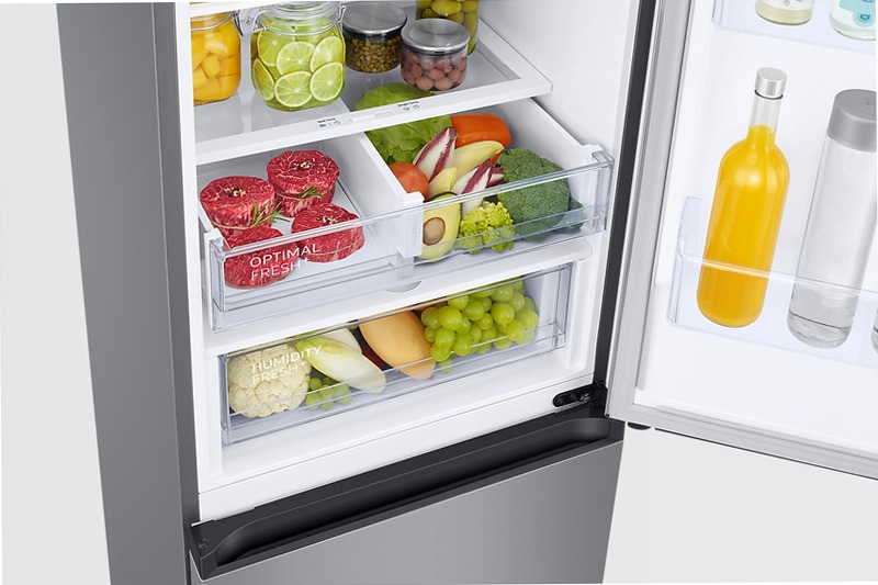 Frigorifero Combinato Samsung EcoFlex AI 2m 390L RB38C603DSA Argento D