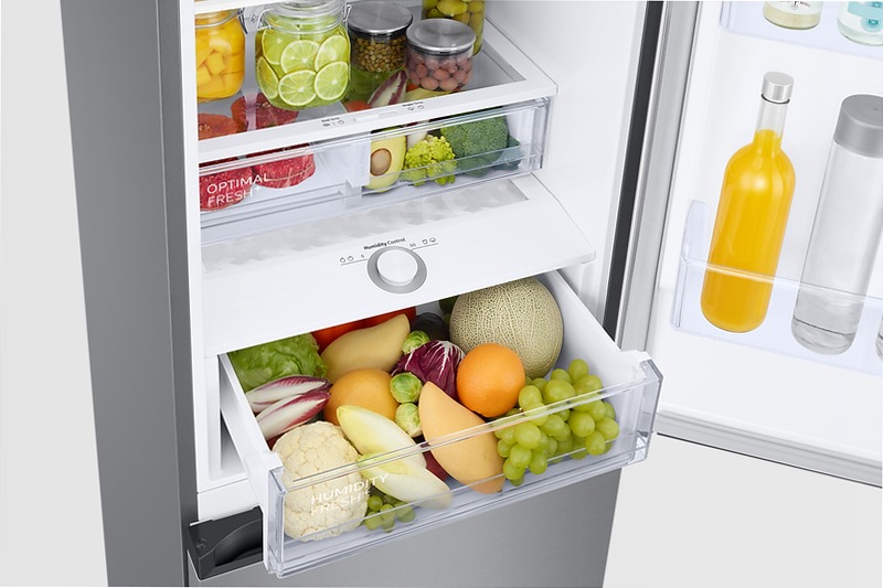 Frigorifero Combinato Samsung EcoFlex AI 2m 390L RB38C603DSA Argento D