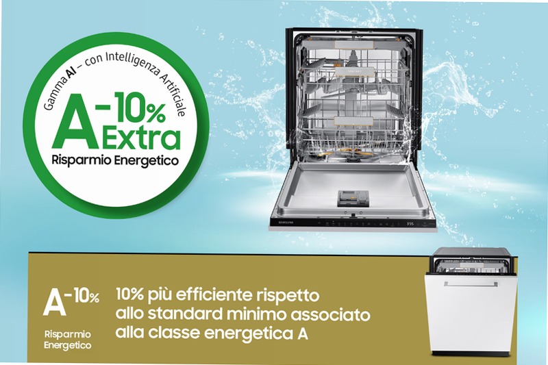 Lavastoviglie Samsung Serie 7 JetClean DW60CG880B00ET A 14 Incasso