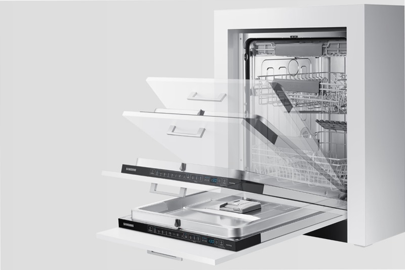 Lavastoviglie Cerniere Rototraslanti DW60A8060IB - Samsung IT B Blu Incasso