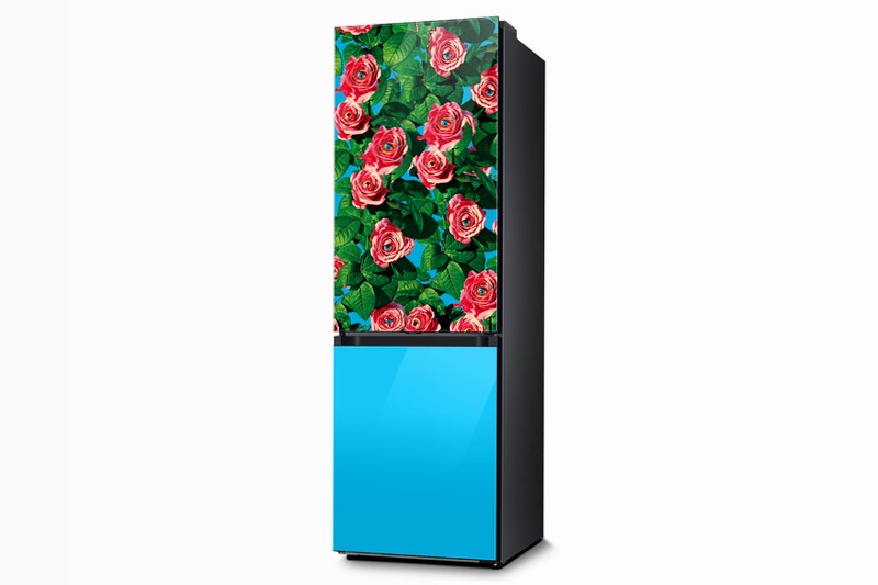 Frigorifero Combinato Samsung TOILETPAPER X BESPOKE Roses with Eyes D 344lt
