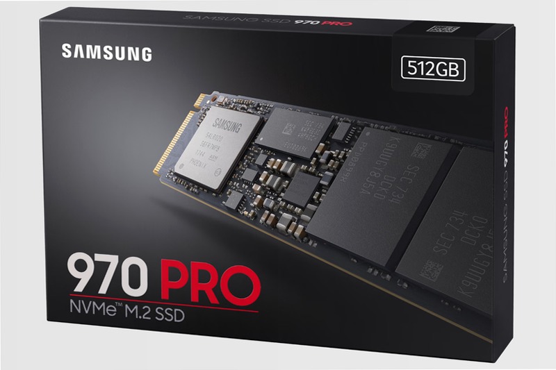 Samsung SSD 970 PRO M.2 NVMe 512GB 3500MB/s 2700MB/s