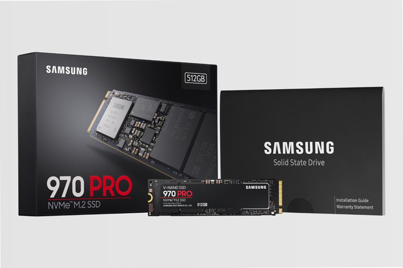 Samsung SSD 970 PRO M.2 NVMe 512GB 3500MB/s 2700MB/s