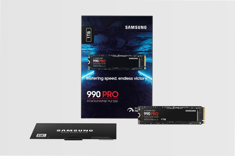 990 PRO NVMe M.2 SSD 1TB 1600MB/s 7450MB/s