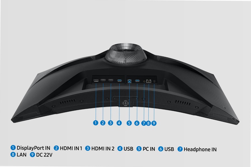 Monitor Gaming Odyssey G6 da 32'' QHD Curvo VA