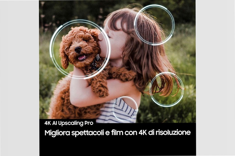 2025 QN90F 55 pollici Samsung Vision AI Mini LED Smart TV Nero 55" 4K Mini-LED