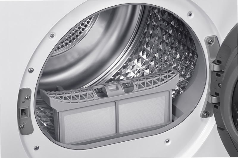 Asciugatrice Samsung Crystal EcoDry 8 Kg - Asciugatura Efficace e Economica 8kg C Bianco