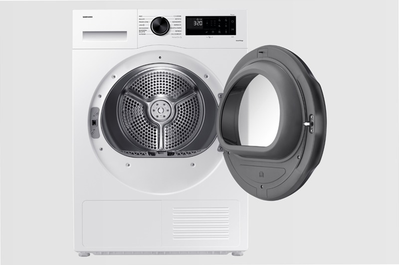 Asciugatrice Samsung Crystal EcoDry 8 Kg - Asciugatura Efficace e Economica 8kg C Bianco