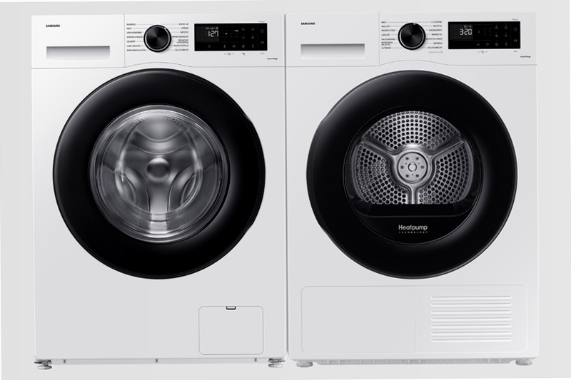 Asciugatrice Samsung Crystal EcoDry 8 Kg - Asciugatura Efficace e Economica 8kg C Bianco