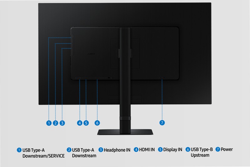Monitor HRM ViewFinity S6 - S60D da 32" 32" Nero IPS 7680 x 4320
