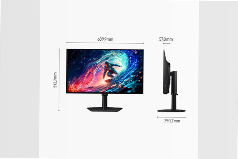 Monitor Gaming Odyssey OLED G6 - G61SH da 27” QHD Flat Nero