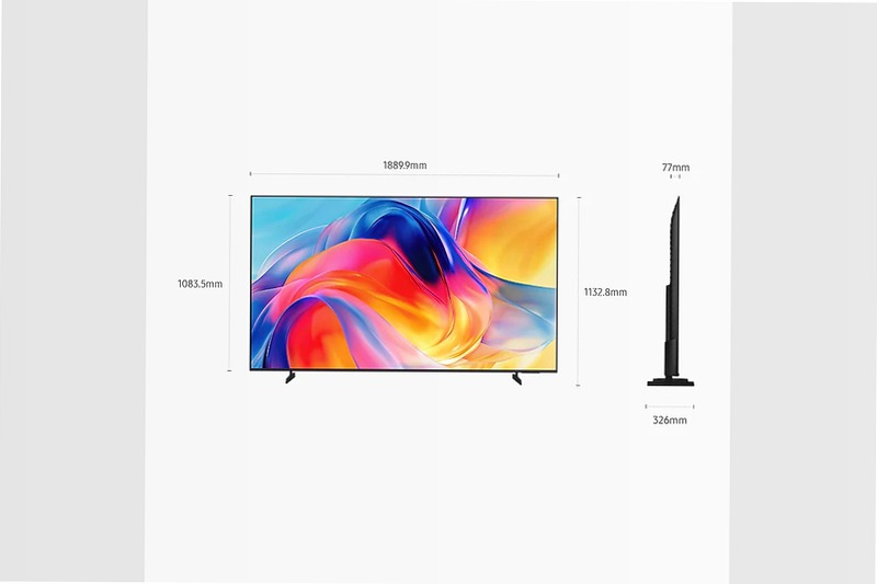 85” Mini LED M72H 4K Vision AI Smart TV Nero