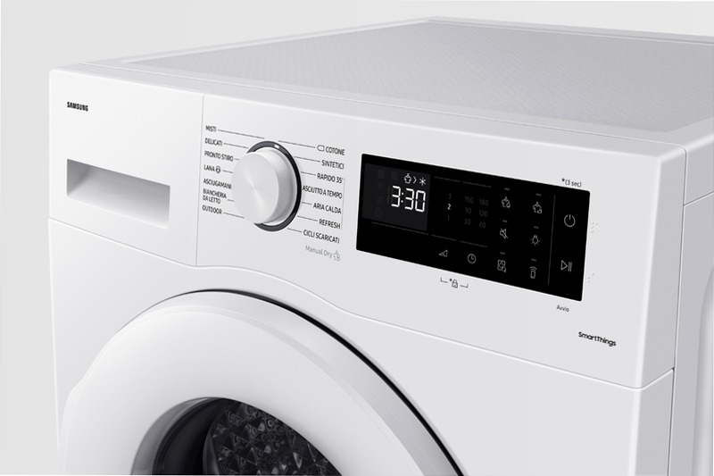Asciugatrice Samsung Crystal EcoDry 9 Kg 9kg A Bianco