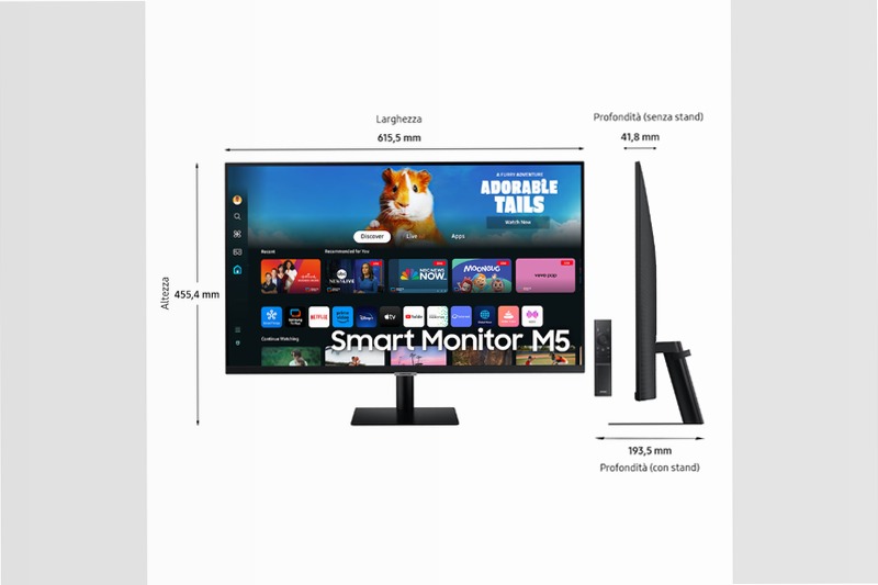 Smart Monitor M5 - M50D da 27'' Full HD Nero VA