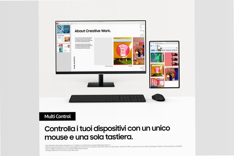 Smart Monitor M5 - M50D da 27'' Full HD Nero VA