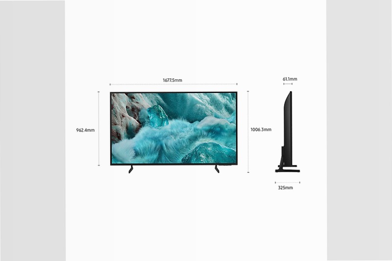 75" QLED Q7F 4K Vision AI Smart TV Nero