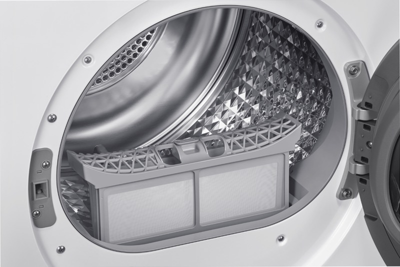 Asciugatrice Samsung Crystal EcoDry 9 Kg 9kg C Bianco