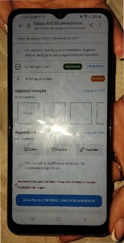 Galaxy A13 5G - Sfida i Limiti della Tecnologia 4GB 6GB Blu