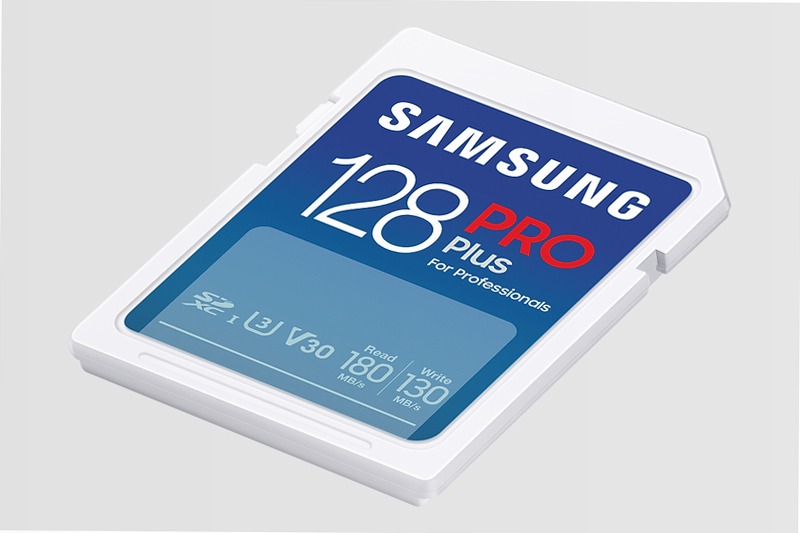 Samsung PRO Plus SD Card 128GB - Scheda di Memoria Professionale