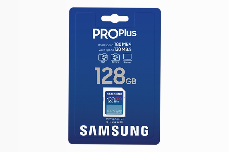 Samsung PRO Plus SD Card 128GB - Scheda di Memoria Professionale