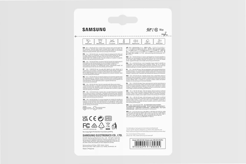 Samsung PRO Plus SD Card 128GB - Scheda di Memoria Professionale